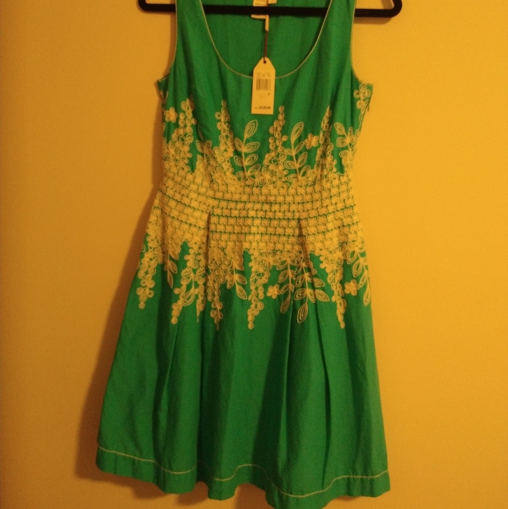 NWT M.S.S.P. A-line cotton dress